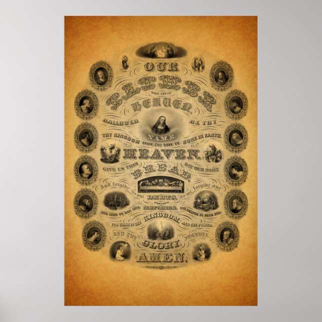 Lord's Prayer Poster 3 (Front)