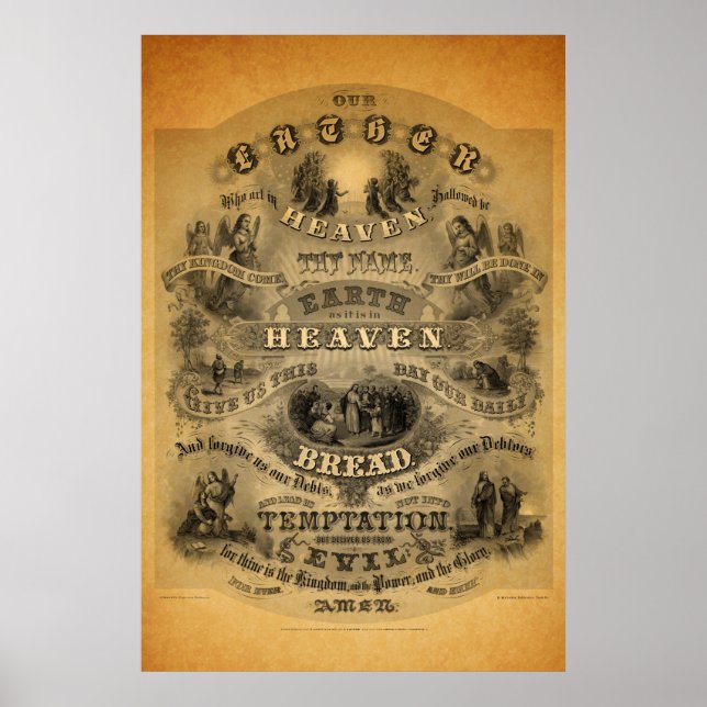Lord's Prayer Poster 4 (Front)