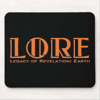 LORE Mousepad, Black Mouse Mat