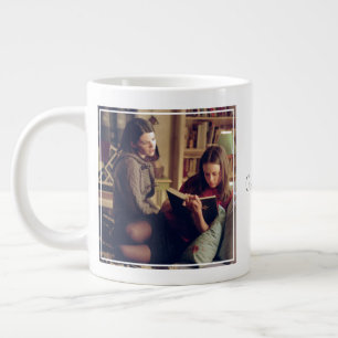 Lorelai and Rory Sitting in Bedroom Large Coffee Mug