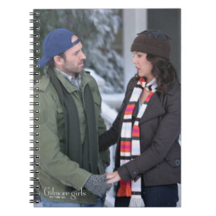 Lorelai & Luke Holding Hands in the Snow Notebook