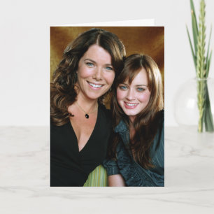 Lorelai & Rory Close-Up Portrait Card