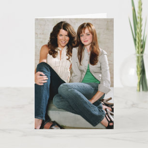 Lorelai & Rory Sitting Portrait Card