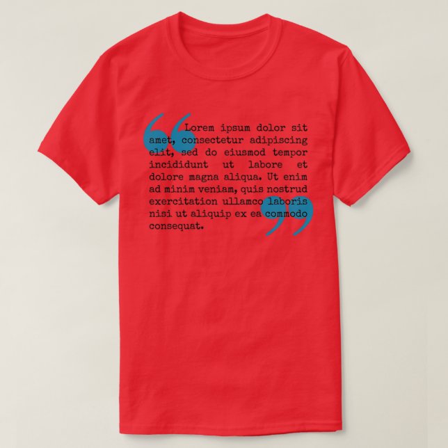 Lorem Ipsum Dolor Latin Phrases T-Shirt (Design Front)