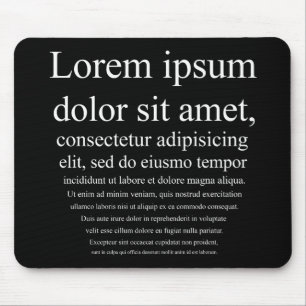 Lorem Ipsum Mouse Mat