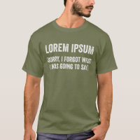 Lorem Ipsum t-shirt