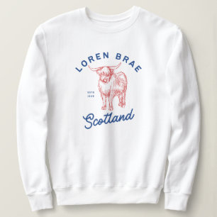 Loren Brae Scotland coo jumper Sweatshirt