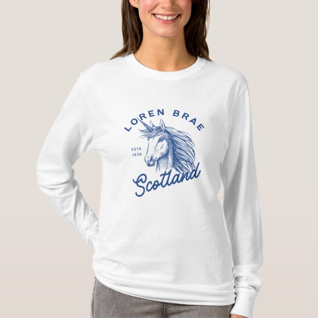 Loren Brae Unicorn  T-Shirt (Front)
