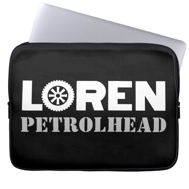 Loren Petrol Head Laptop Sleeve (Front)