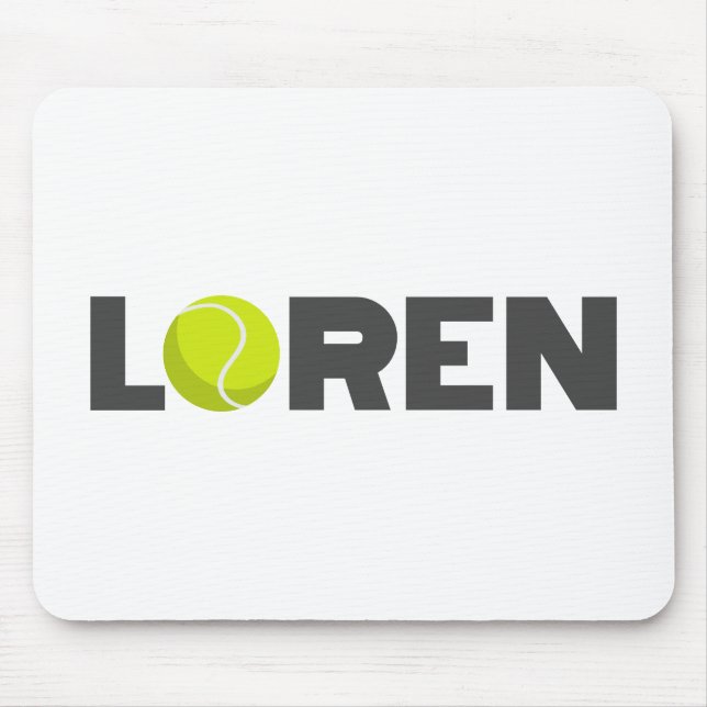 Loren Tennis Mouse Mat (Front)