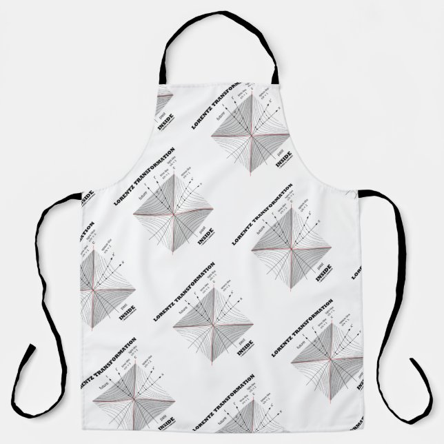 Lorentz Transformation Inside Physics Apron (Front)