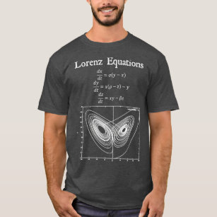 Lorenz Equation Butterfly Effect Chaos Theory Vint T-Shirt