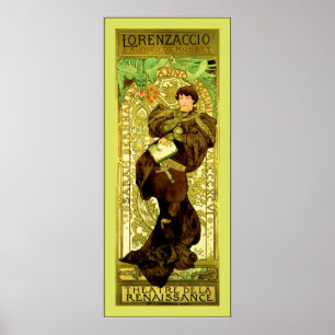 Lorenzaccio ~ Alphonse Mucha Poster