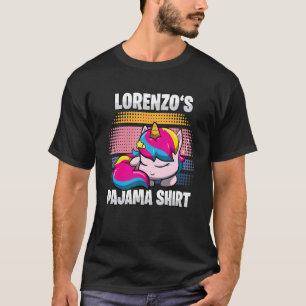 Lorenzo's Pajama Personalised Sleeping T-Shirt