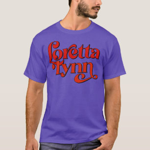 Loretta Lynn 70s Style Country Fan Design T-Shirt