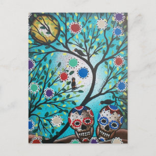 Lori Everett_ Day Of The Dead_Mexican_Skulls_DOD Postcard