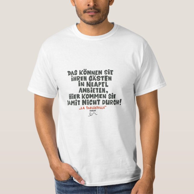 Loriot - The pasta T-shirt (Front)