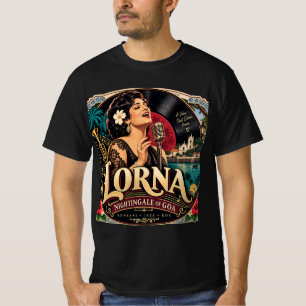 Lorna Cordeiro — Nightingale of Goa T-Shirt