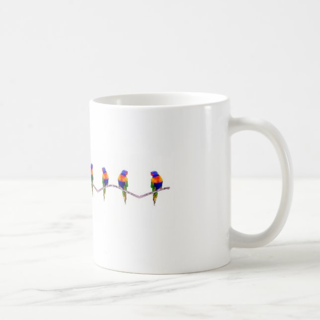 Lorra Lorra Lorikeets Coffee Mug (Right)