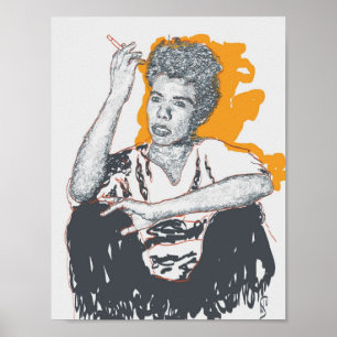 Lorraine Hansberry Young Gifted Black Poster