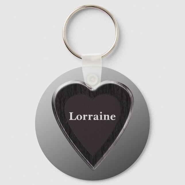 Lorraine Heart Keychain (Front)