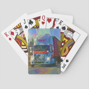 Lorry Big Rig Truck-Driver's Card Deck