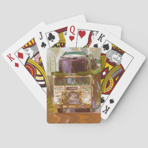 Lorry Big Rig Truck-Driver's Card Deck