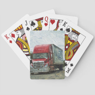 Lorry Big Rig Truck-Driver's Card Deck