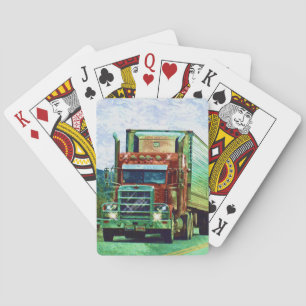 Lorry Big Rig Truck-Driver's Card Deck