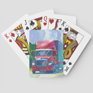 Lorry Big Rig Truck-Driver's Card Deck