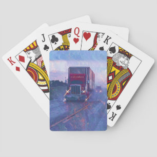 Lorry Big Rig Truck-Driver's Card Deck