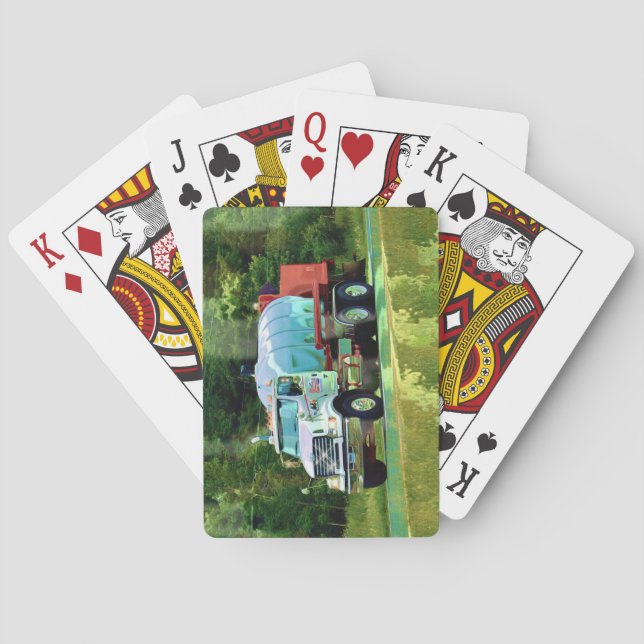 Lorry Big Rig Truck-Driver's Card Deck (Back)