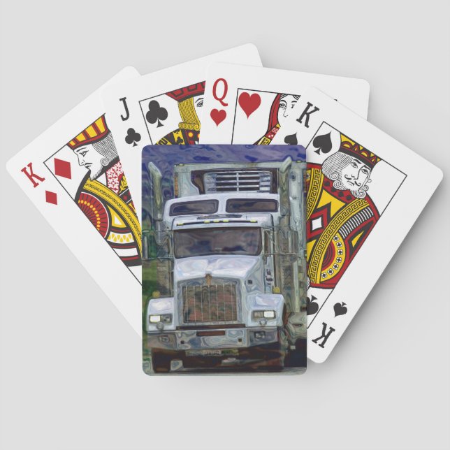 Lorry Big Rig Truck-Driver's Card Deck (Back)