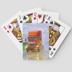 Lorry Big Rig Truck-Driver's Card Deck