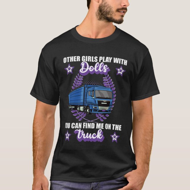 Lorry driver motor driver trucker saying T-Shirt (Front)
