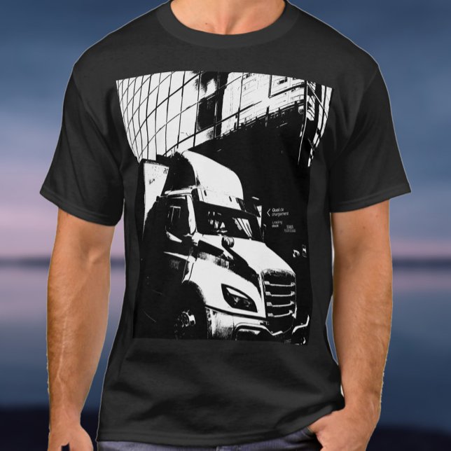 Lorry Truck in Montreal Canada. Truck Driver T-Shirt (Creator Uploaded)