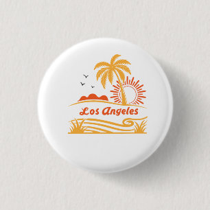 Los angel 3 cm round badge
