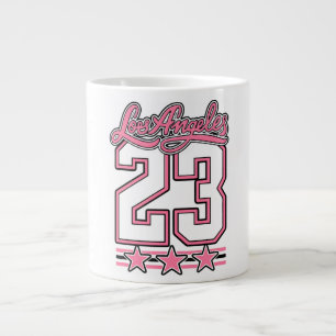 Los Angeles 23 Pink Aesthetic Coffee Mug