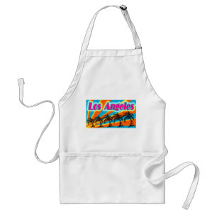 Los Angeles 5 Palm Trees Apron