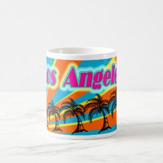 Los Angeles 5 Palm Trees Mug Cup