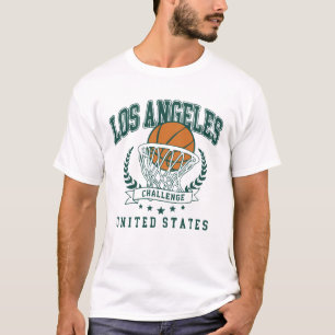 Los Angeles Basketball Challenge Vintage Varsity S T-Shirt