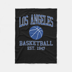 Los Angeles Basketball Fleece Blanket