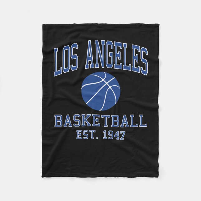 Los Angeles Basketball  Fleece Blanket (Front)