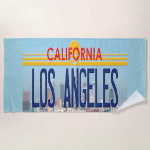 Los Angeles Beach Towel