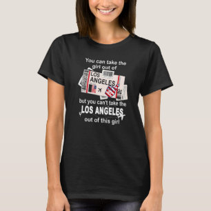Los Angeles Boarding Pass Los Angeles Girl L A G T-Shirt