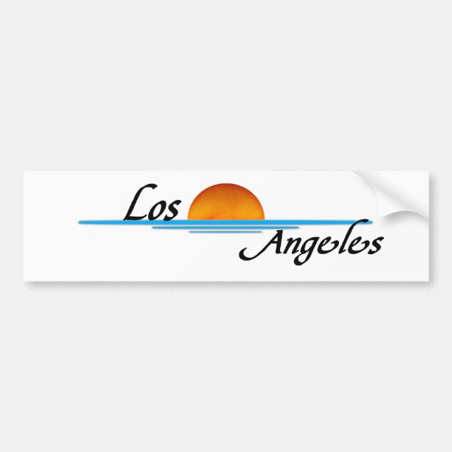 Los Angeles Bumper Sticker (Front)