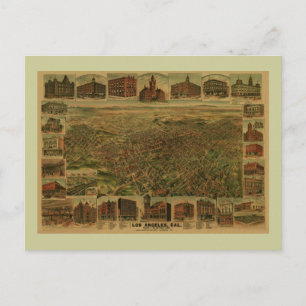Los Angeles CA 1891 Postcard