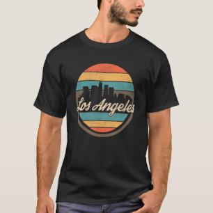Los Angeles CA Retro Vintage USA Skyline Souvenir T-Shirt