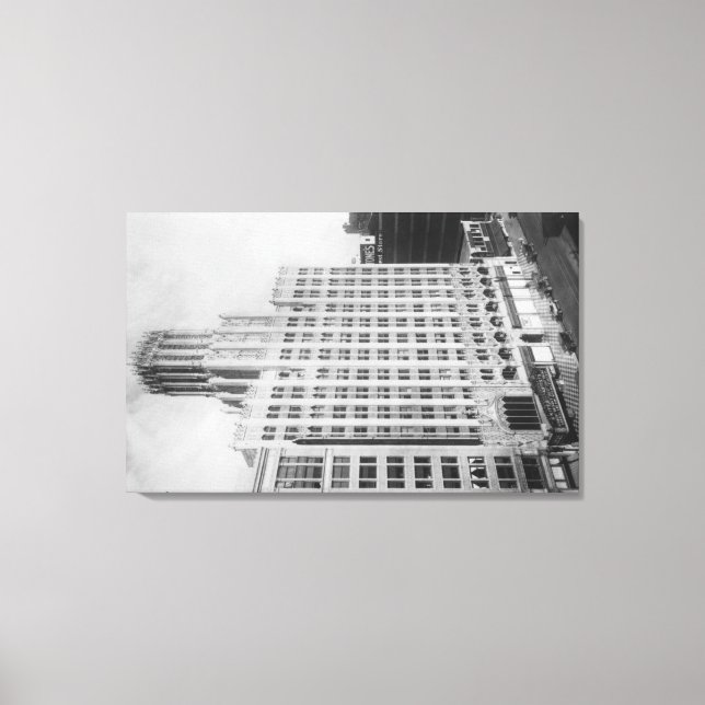 Los Angeles, CA United Artists Theatre Canvas Print (Front)