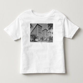 Los Angeles, CA View of Biltmore Hotel and Stree Toddler T-Shirt